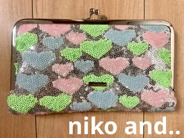 niko and - 오리지널 로고 가마구치 장지갑