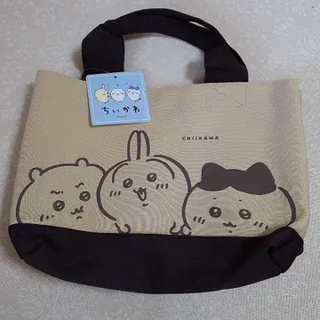 치이카와 하치와레 토끼 칸막이 토트백 [ 새상품 택 포함 ]