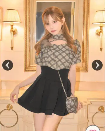 미셸 마카롱 슬림 레그 스커트