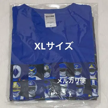 [ XL ] T셔츠 블루 집합 전 슈퍼 전대전 파랑