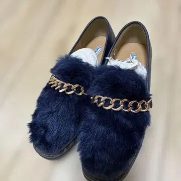 RODEOCROWNS 로데오크라운 퍼 로퍼 네이비
