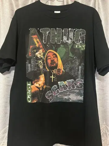 ATHUG t셔츠 랩T SCARS