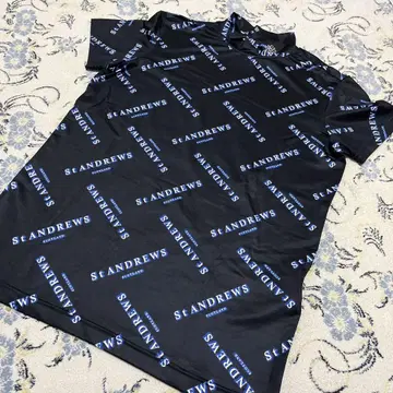 세인트 앤드류스 골프 모노그램 하이넥 셔츠 여성용 M 사이즈 새상품급