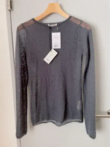 오라리 25AW 모헤어 시어 니트