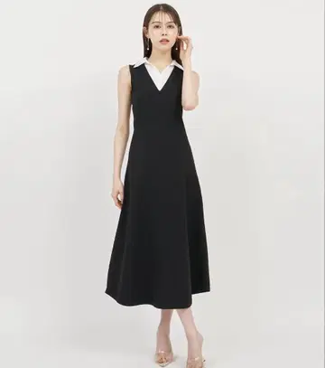 로얄 파티 비쥬 카라 니트 원피스