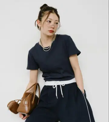 HANNE 백 오픈 써멀 TEE