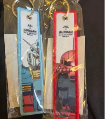 [ 최저가 ] JAL GUNDAM 플라이트 택 2세트 미개봉 새상품
