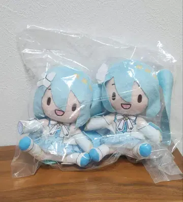 프로세카 후와푸치 미니 봉제 인형 하츠네 미쿠 2개 세트