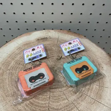 가챠의 청춘 레코라지 키링 라디오 워크맨