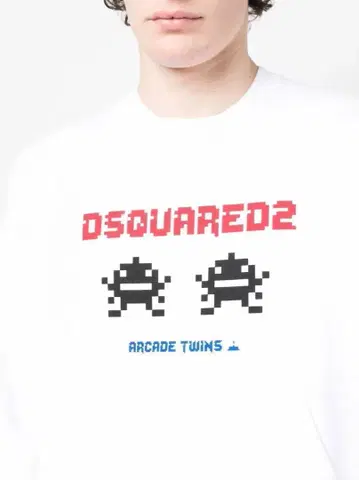 이탈리아제 디스퀘어드 Arcade Twins 맨투맨 트레이닝복 L