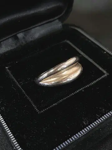 실버 골드 반지