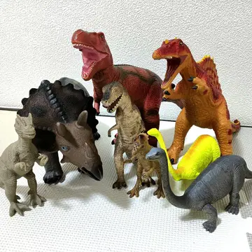 공룡 소프트 비닐 피규어 인형 8체 세트
