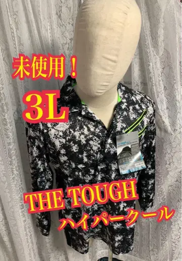 미사용! THE TOUGH 긴팔 피케 셔츠 하이퍼 쿨 카모플라주 3L