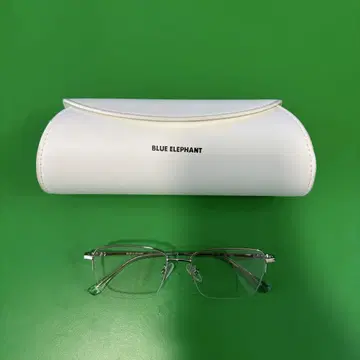 BLUE ELEPHANT 무테 안경 GOAT silver
