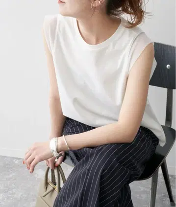 Spick & span 오간자 콤비 풀오버