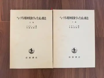 헤겔 정신 현상학의 생성과 구조 상권 하권 상하권 전권 2책 세트