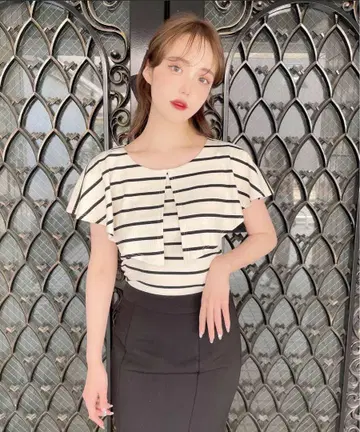 Rmine BIG 카라 슬리브리스 상의