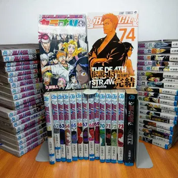 오비 다수 포함 BLEACH 전권 74권 완결 + 관련 도서 2권 포함