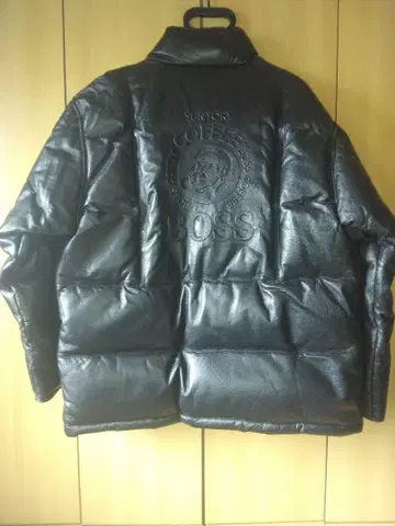 산토리 보스 가죽 재킷 10th anniversary 1992-2001