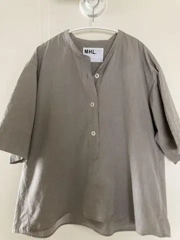 MHL 밴드 카라 셔츠 새상품급