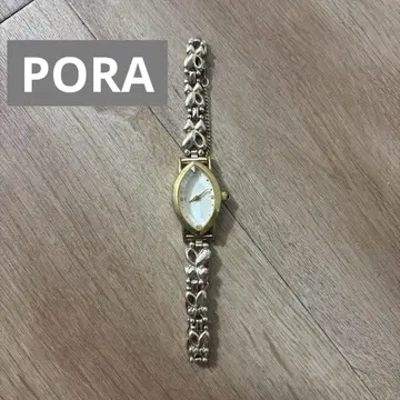 PORA 시계 골드 여성용 새상품급