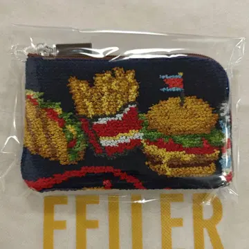 페이러 L 파우치 미사용 새상품 버거샵 네이비
