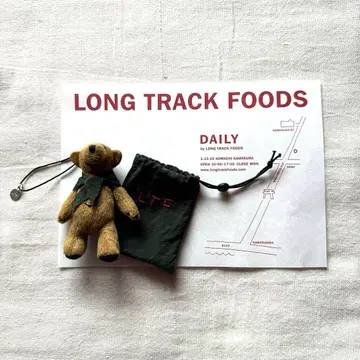 LONG TRACK FOODS 썸머 캠핑 베어 스마일 스티커 세트