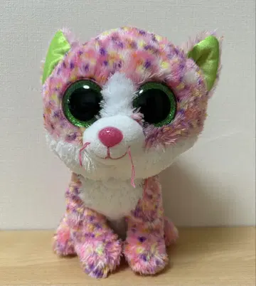 봉제 인형 ty 소피 고양이 고양이 L 사이즈 핑크