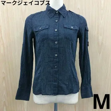 마크제이콥스 라메 믹스 스트라이프 셔츠 F0828A17