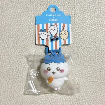 치이카와 MINISO 중국 한정판 폭염의 여름 아이스 먹는 키링 하치와레