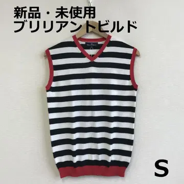 B0828A02 새상품 미사용 브릴리언트 빌드 골프 V넥 베스트
