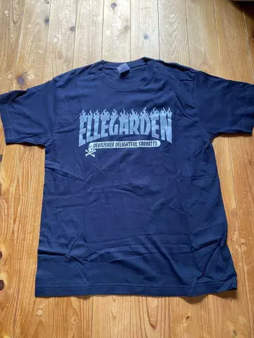 ellegarden T셔츠 M사이즈 네이비 엘르가든