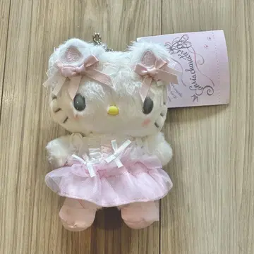 산리오 키티 화이트 고양이 발레리나 마스코트 키링