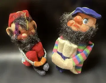 쇼와 레트로 무릎 안은 인형 해적 바이킹 1960년대