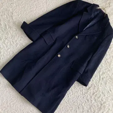 Paul Smith 체스터 코트 네이비 M 캐시미어 혼방