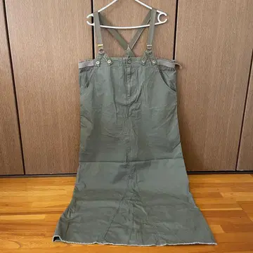 차오패닉 티피 오버롤 스커트 카키 M