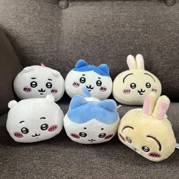 치이카와 가챠 키체인 늘어뜨린 봉제 인형 6개 세트
