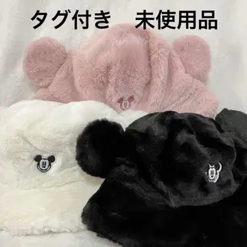 디즈니 리조트 퍼 버킷햇 미키 귀 포함 3개 세트