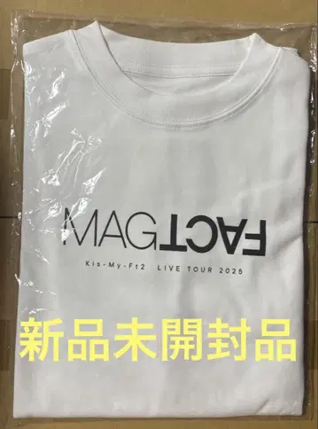 Kis-My-Ft2 키스마이 2025 MAGFACT 투어 티셔츠