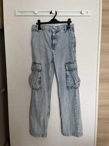 ZARA 데님 카고 팬츠 블루진