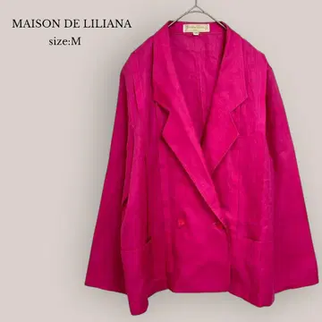 MAISON DE LILIANA 린넨 테일러드 자켓 더블 린넨 100%