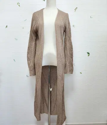 [ EGOIST ] 미사용 새상품 택 포함 베이지 니트 롱 가디건