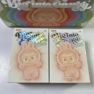 POPMART Big Into Energy 봉제 인형 펜던트