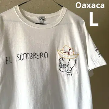 JOURNAL STANDARD x oaxaca 스컬 자수 포켓T셔츠