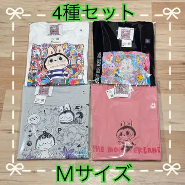 UNIQLO POPMART UT 유니클로 팝마트 러브브 L 사이즈 4개