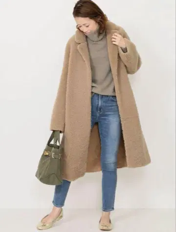 Deuxieme Classe 무스탕 체스터 코트