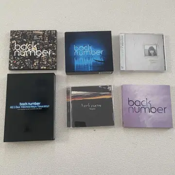 back number 앨범 DVD 세트 6매조