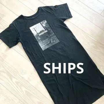 SHIPS 쉽스//T셔츠 원피스 프리 사이즈
