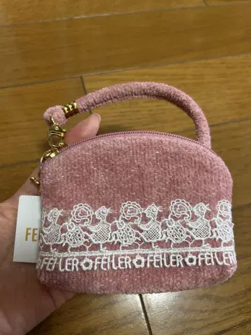 미사용 새상품 사이드 파우치 긴자와 레이스