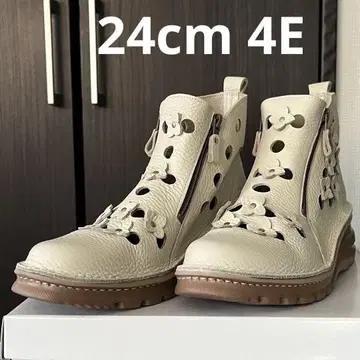 [유리코 마츠모토] 썸머 부츠 여성용 통굽 일본제 24cm 4E